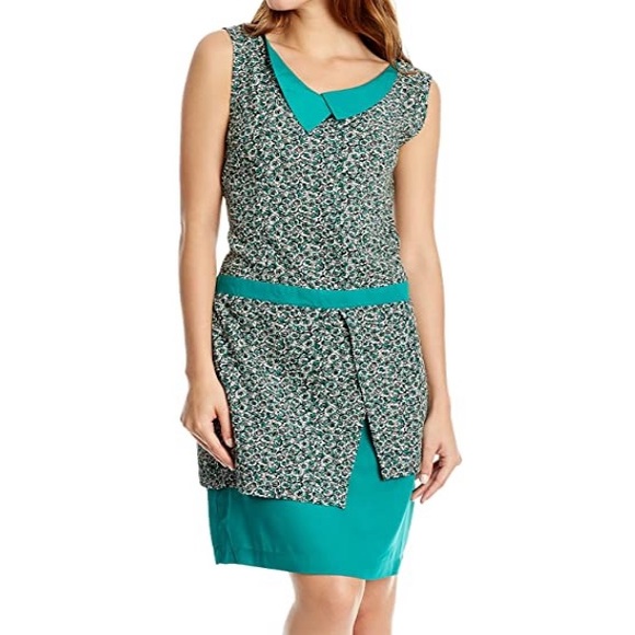 Skunkfunk Aizeti Sustainable Mod Collar Dress NWT - Picture 2 of 15